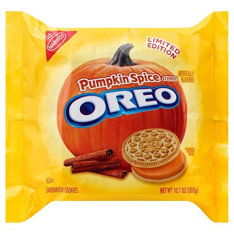 Nabisco Pumpkin Spice Oreo Cookies Shop Snacks And Candy At H E B