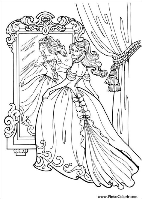 Desenho Para Imprimir E Colorir De Princesa A Charmosa Princesa Jasmine Encanta A Todos Dan Ando