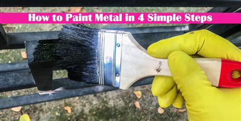 How To Paint Metal In 4 Simple Steps