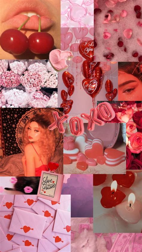 Romantic And Chic Valentines Day Aesthetic Background For Your Desktop Screen