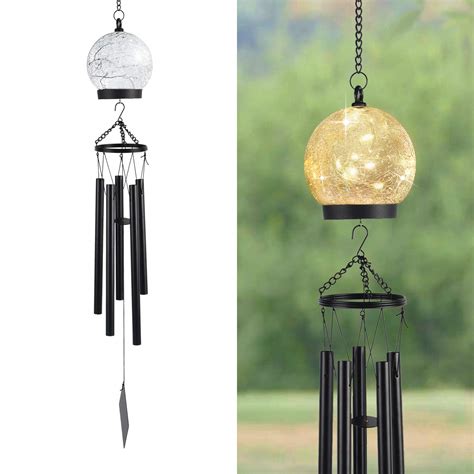 Buy Wind Chimes Outdoor Solar Lights, 42 Inch Large Sympathy Chime 15