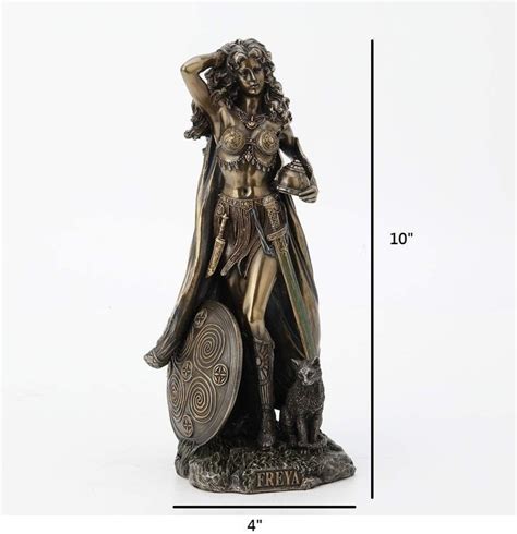 Freya Norse Goddess Of Love And Fertility Bronze Statue Greek Artworks