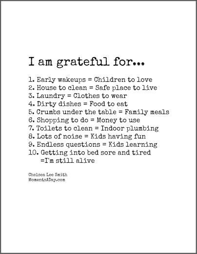 10 Reasons To Be Grateful What A Lovely Thought To Cap Off The Week