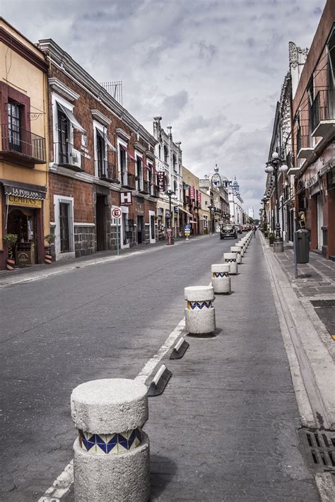 Street In The City Of Puebla Mexico Street In The City Of Flickr