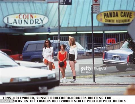 1995 Hollywood Hookers Wait For Trade On Sunset Boulevard News Photo