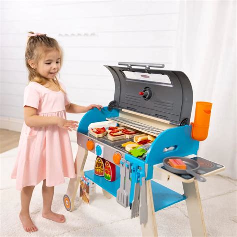 Melissa And Doug Deluxe Grill And Pizza Oven Play Set