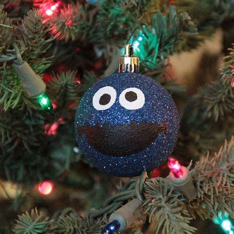 Cookie Monster Hand Painted Christmas Ornament Etsy Painted