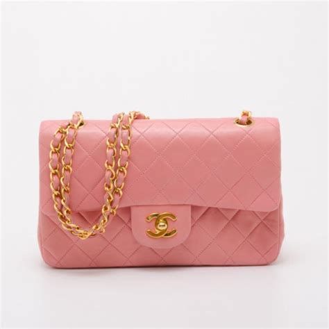 Chanel Vintage Pink Lambskin Small Flap Bag Chanel The Luxury Closet