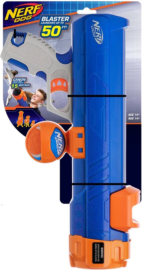 Nerf Dog Blaster With Clip Ball Dog Toy 16 In