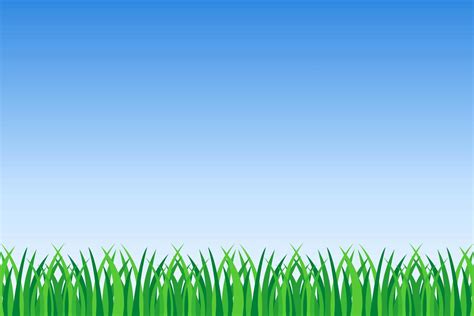 Green Grass And Blue Sky Background 1265717 Vector Art At Vecteezy