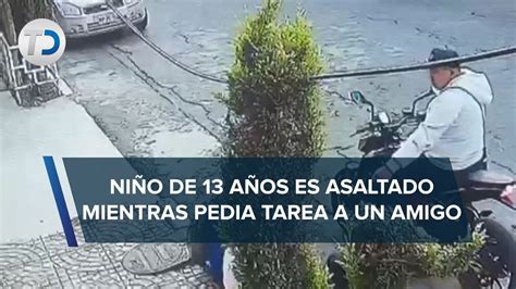 En Ecatepec asaltan a mano armada a menor de 13 años cuando le pedía