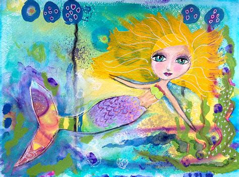 Mermaid Mixed Media By Lori Barnett Fine Art America