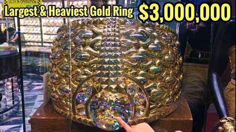 3 Million Dollars Worlds Heaviest And Largest Ring Is On Display In