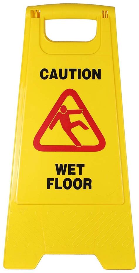 Buy Mitrin Wet Floor Sign Board Yellow Caution Sign Board