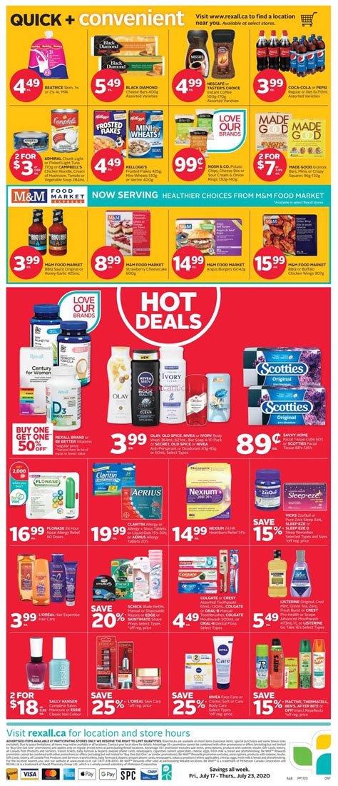 Rexall On Flyer July 17 To 23