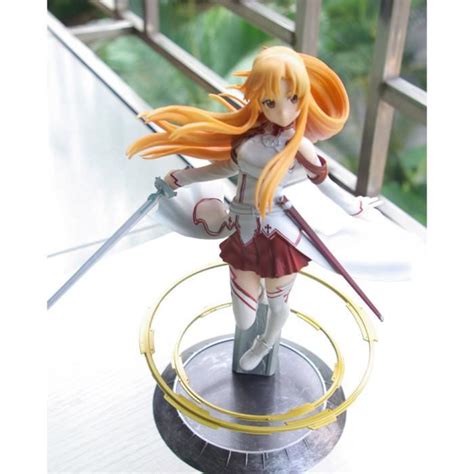 Anime Japonais Sword Art Online Asuna Pvc Action Figure Jouet 22 Cm