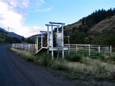 Cattle Chute Oregon Imnaha River Ranch Fay Ranches