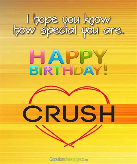 Birthday Wishes For Crush Happy Birthday Lines Special Happy Birthday
