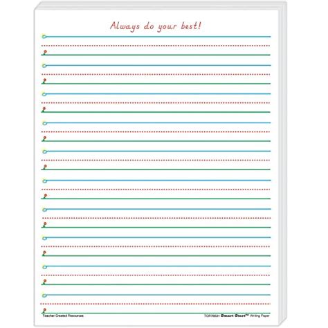 Printable Primary Lined Paper Paging Supermom Lined W