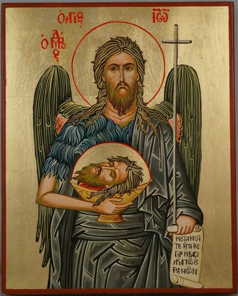 Saint John The Baptist Orthodox Icon Blessedmart