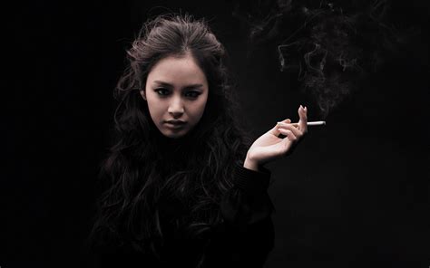 Girl Smoking Wallpaper Wallpapersafari