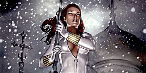 New Black Widow White Costume Revealed At Marvel Studios