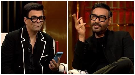 Koffee With Karan Ajay Devgn Recalls The Time Karan Johar Was His