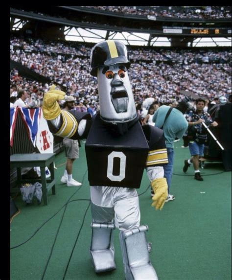 The Pittsburgh Steelers Mascot At The Nfl Pro Bowl A 41 13 Afc Victory On February 5 1995 At