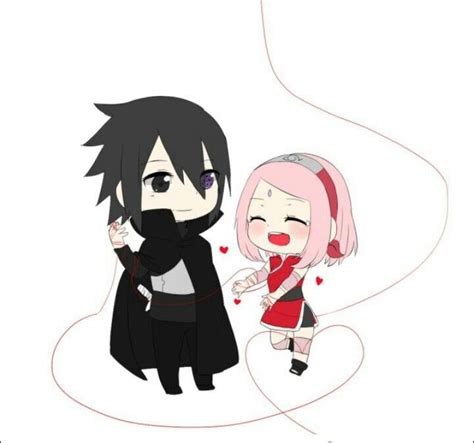 Sasusaku Sasusaku Anime Chibi Sakura And Sasuke