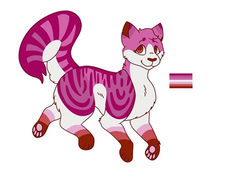 Cat Lesbian Flag For Lily Hansien A Sweet Drawing For A Sweet Friendo Hope You Like It