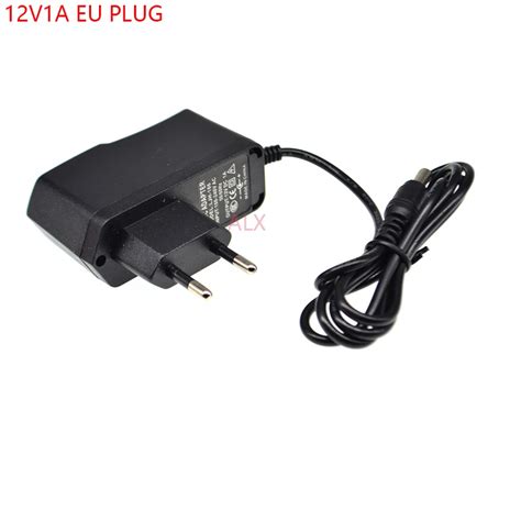 Dc 12v1a 12v 1a Power Supply Adapter Eu Plug 100v 240v 220v Ac To Dc