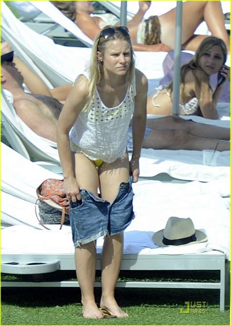 Kristen Bell Yellow Bikini In Miami Actresses Photo 20922524 Fanpop