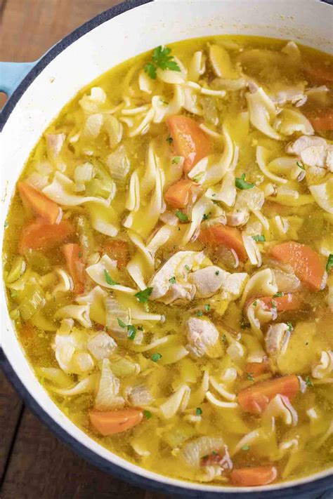 It's faster to make than the traditional version, too! Classic Chicken Noodle Soup - Dinner, then Dessert