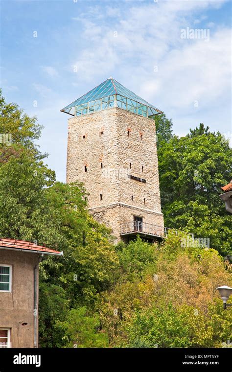 Black Tower Turnul Negru Built In On A Rock On Straja Hill Near The Blacksmith S