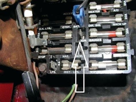 1970 Chevy Nova Fuse Box Diagram