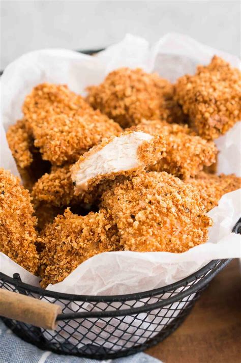 Homemade Chicken Nuggets Baked Healthy Delicious Meets Healthy