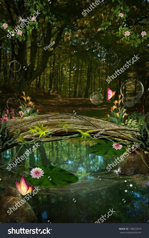 Enchanted Nature Series The Secret Pond Stock Photo 138622019