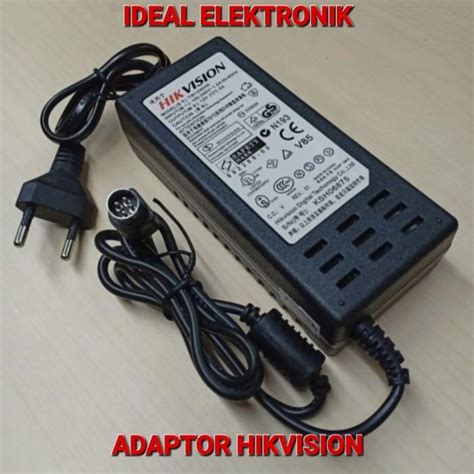 Jual Adaptor Hikvision 12v 5a 4 Pin Dvr Adaptor Nvr Cctv Adaptor