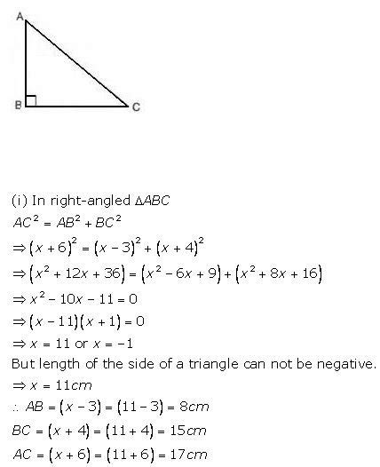 Pythagoras Theorem Class 9th Concise Selina Icse Maths Solutions Icsehelp