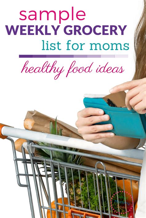Cooking sprays often contain more than just oil. Healthy Food Ideas for Families - Sample Weekly Grocery ...