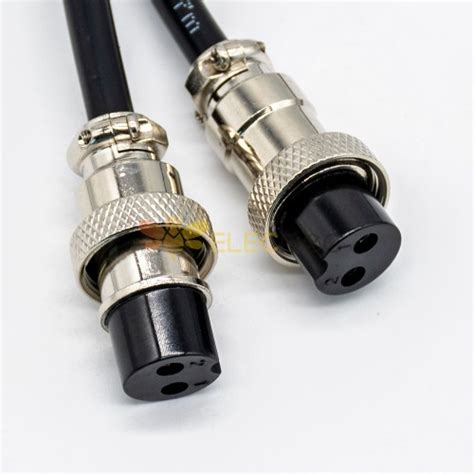 Gx16 2 Pin Cable Double Female Air Plug Aviation Socket Connector Plug