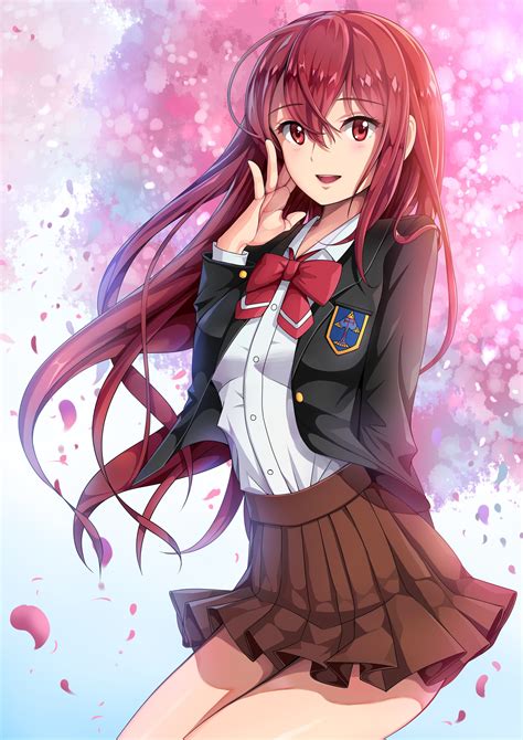 Red Haired Anime Girl By Qeeki On Deviantart
