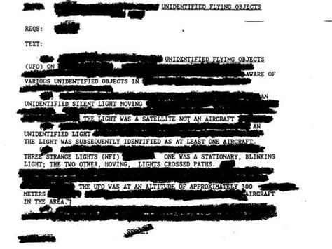 Check Out Declassified Documents From The Government S UFO Archive