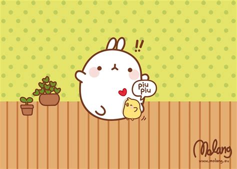 Wallpaper Molang Fondos De Pantalla Bonitos Dibujos Kawaii Fondo De