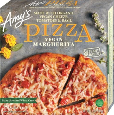 Amys Vegan Margherita Frozen Pizza 135 Oz King Soopers