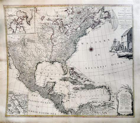 Matthew Albert Lotter MAP OF NOTH AMERICA 1784 MutualArt