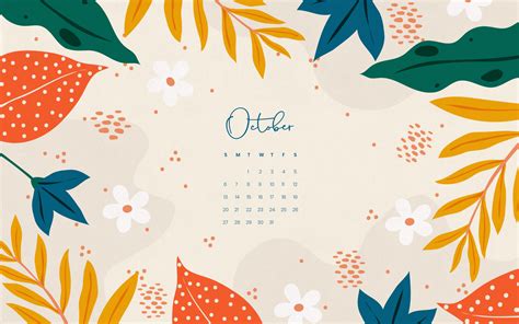 October Desktop Calendar Designerblogs Designer Blogs