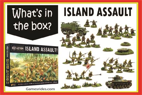 War Lord Bolt Action Island Assault Ww Ii