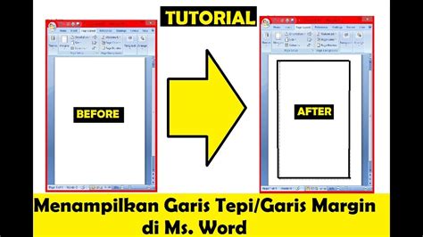 Cara Memunculkan Dan Menghilangkan Garis Tepi Atau Garis Margin Di Ms