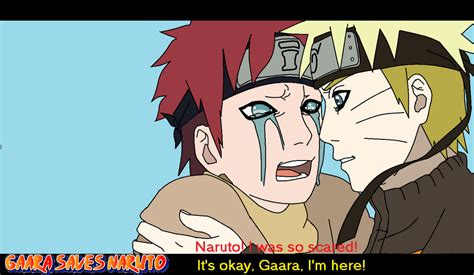 Gaara Saves Naruto By Okamikisho On Deviantart